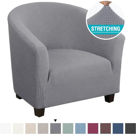 Anti-Slip Polyester Sofa Cover - Stretch Accent Chair Slipcover