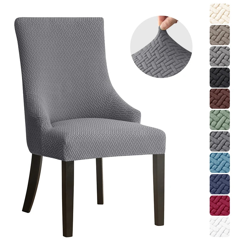 Yupartex Stretch Chair Cover - Jacquard Spandex Slipcover