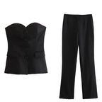LWAIXS High Street Two-Piece Set - Strapless Top LWAIXS