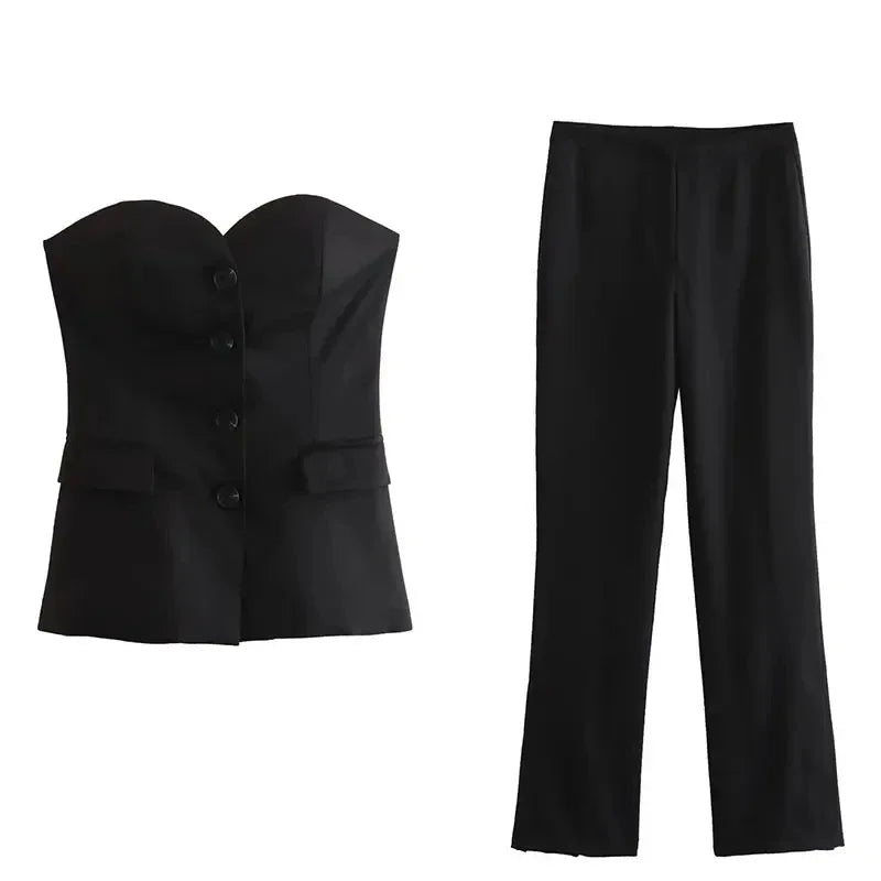 LWAIXS High Street Two-Piece Set - Strapless Top