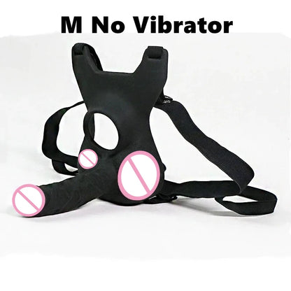 Wearable Vibrators Double-Headed Dildo Anal Plug Butt Plug Vibrator