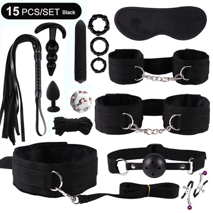 Exotic Bed Bondage Set BDSM Kits Exotic Sex Toys For Adults Games