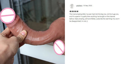 Realistic Silicone Strap-On with Suction Cup