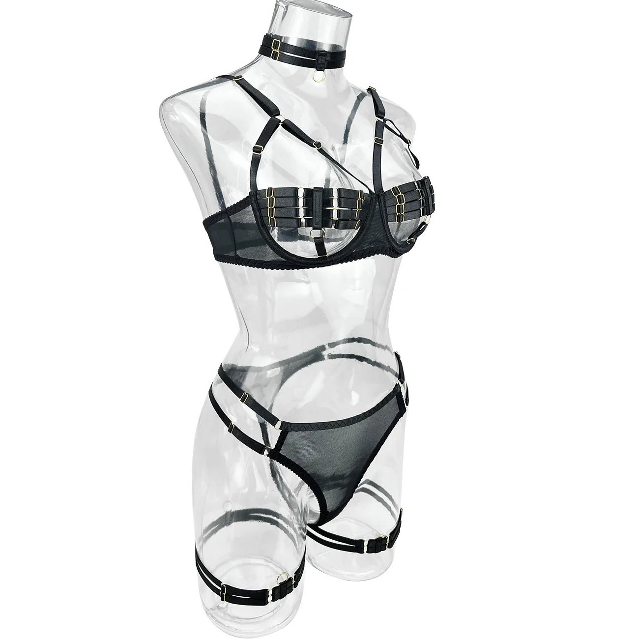 Sexy Lingerie Naked Women Without Censorship 5-Piece Sexy Costume