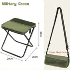 Abay Lightweight Folding Camping Chair - Portable Carbon Steel Abay