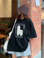 Baggy All-match T-shirts Women Casual Summer Korean Fashion The Max Mall