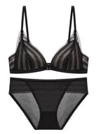 Push-Up Triangle Cup Bra Set
