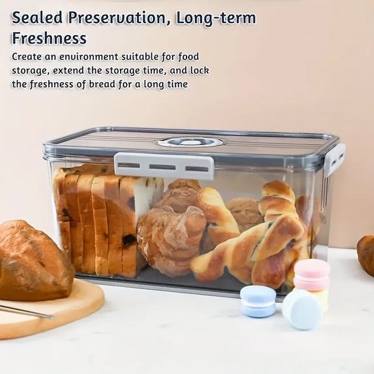 Premium Sealing Storage Container with Lid and Four Buckles