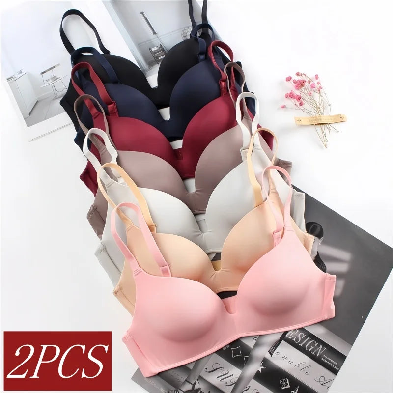 Seamless Push Up Padded Bra