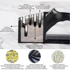 Professional Cutter Sharpener - 4-Stage Knife Sharpening System The Max Mall