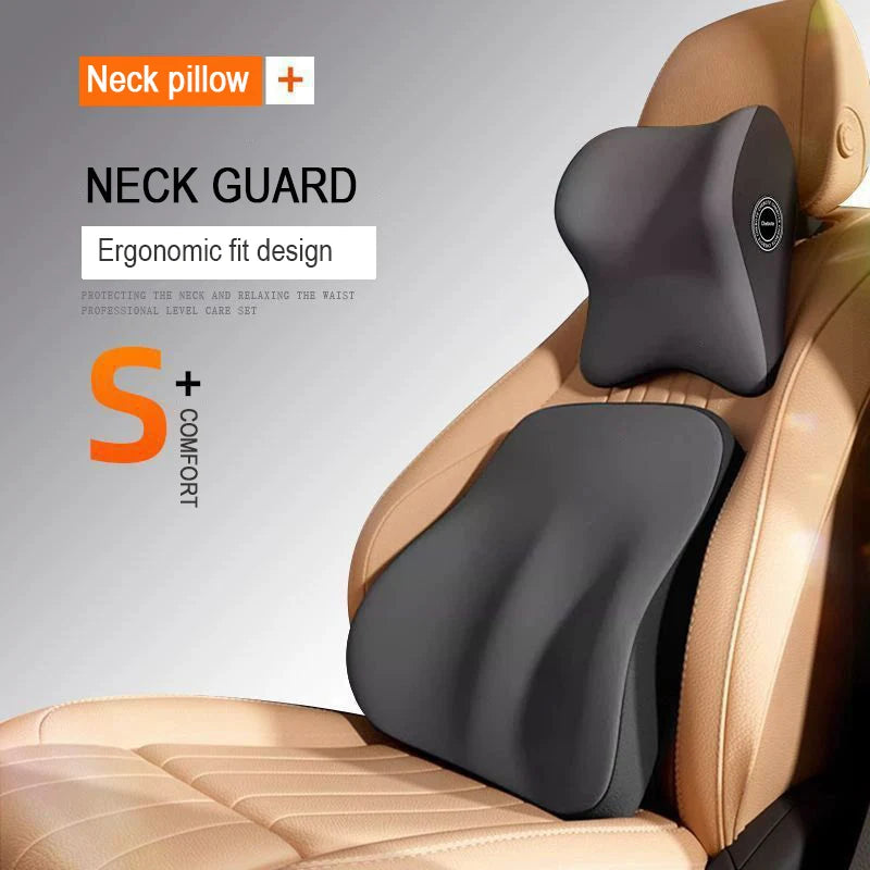Car Neck Pillow Support High End Car Grey Pillow