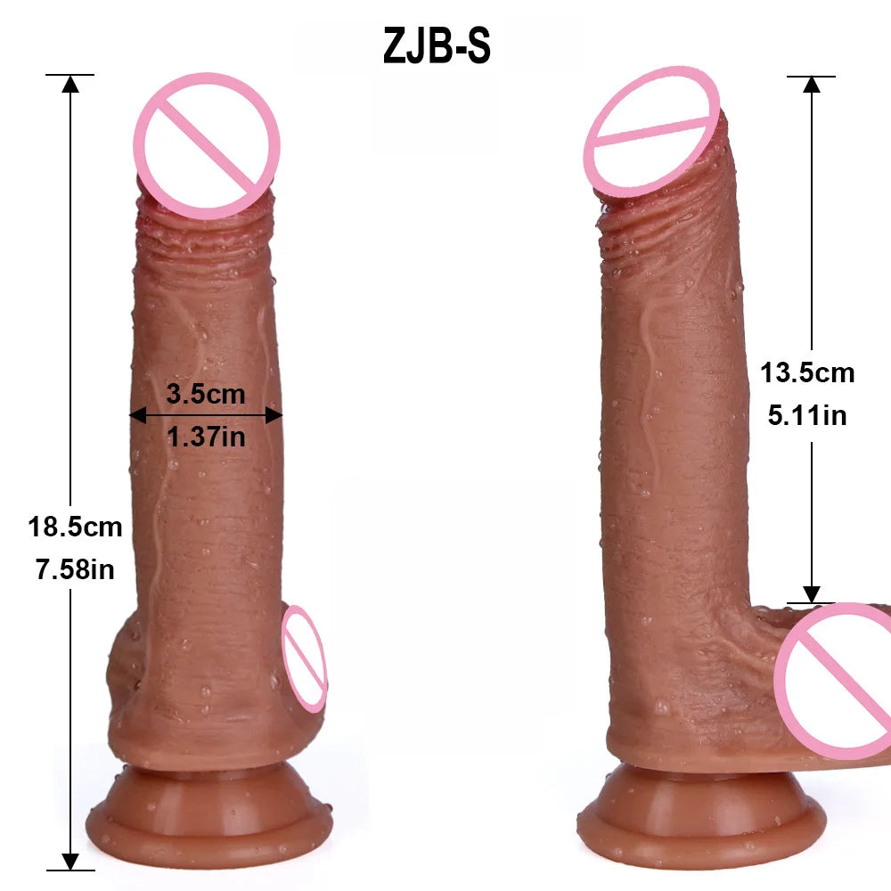 Realistic Cheap Dildo Soft Sexy Silicone Penis