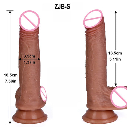 Realistic Cheap Dildo Soft Sexy Silicone Penis