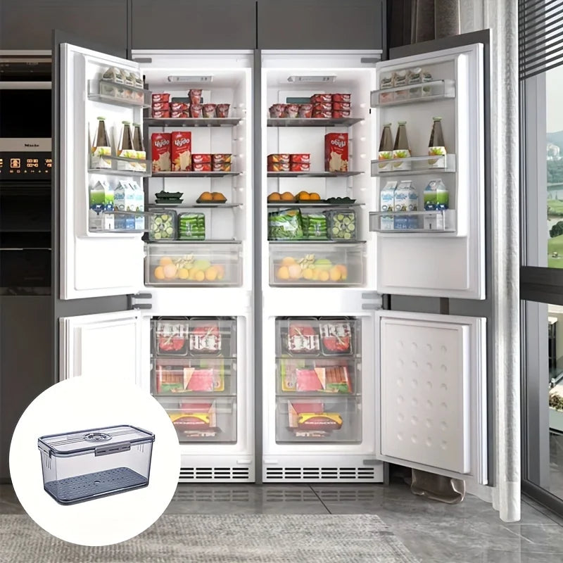 Premium Sealing Storage Container with Lid and Four Buckles