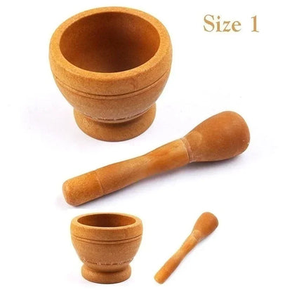 Manual Mortar & Pestle Set - Kitchen Spice and Herb Grinder