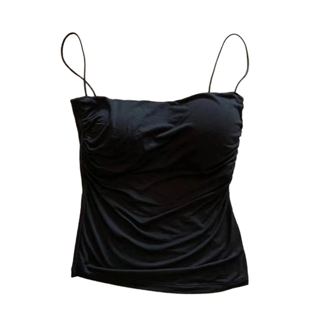 YJSFG HOUSE Padded Camisole - Built-in Bra