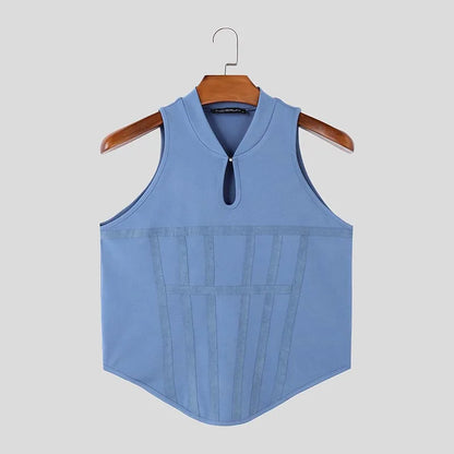 INCERUN Men's Tank Top - Casual Solid