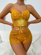 2PCS Women Sexy Pajama Set
