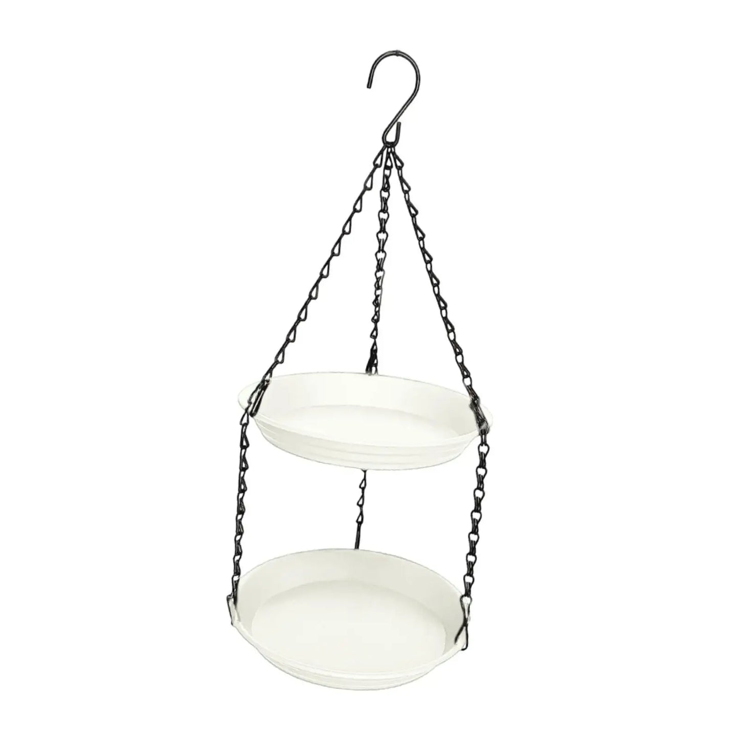Kesoto Hanging Bird Feeder - Double Plate Large Capacity