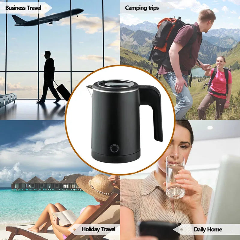 NEW Electric kettle Tea and coffee 0.5L stainless steel portable