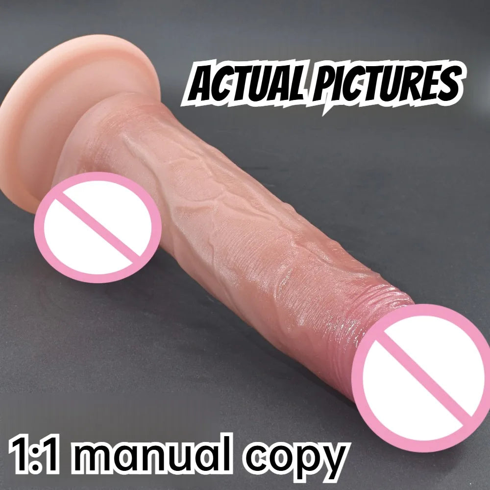 Realistic Silicone Dildo with Suction Cup