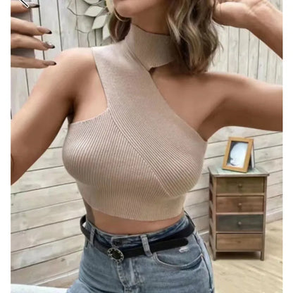 Heliar Sexy Tank Top - Hollow Out Design