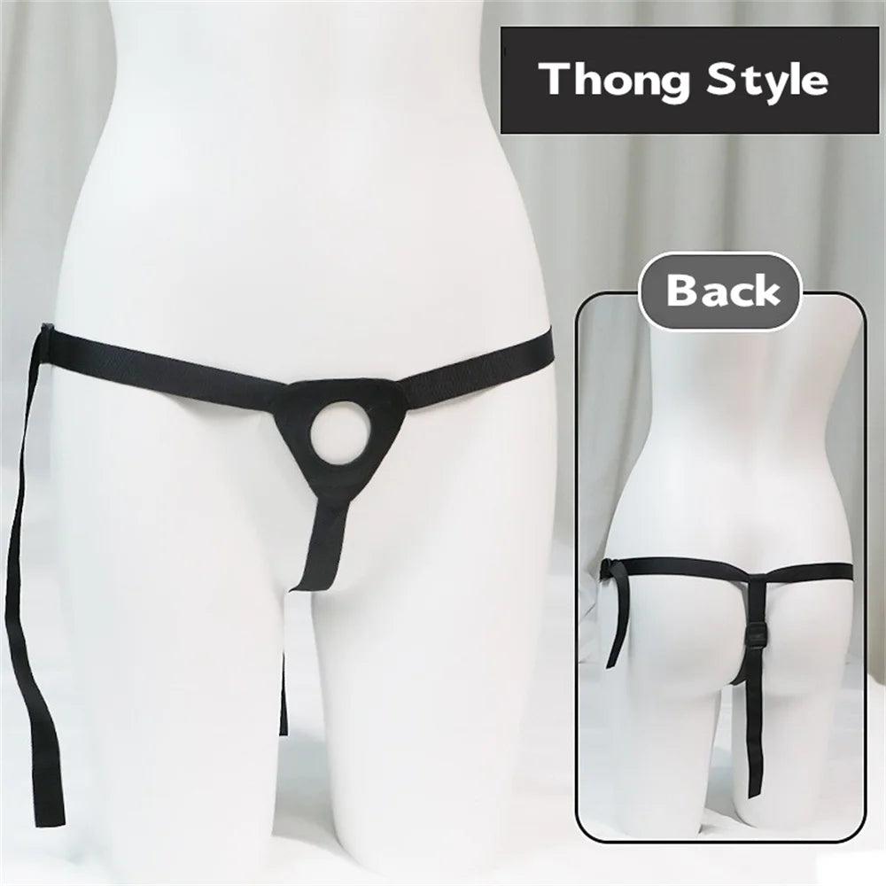 Strap On Dildo Harness Shorts for Lesbian Gay Wearable Dildo Pants for Women Couples