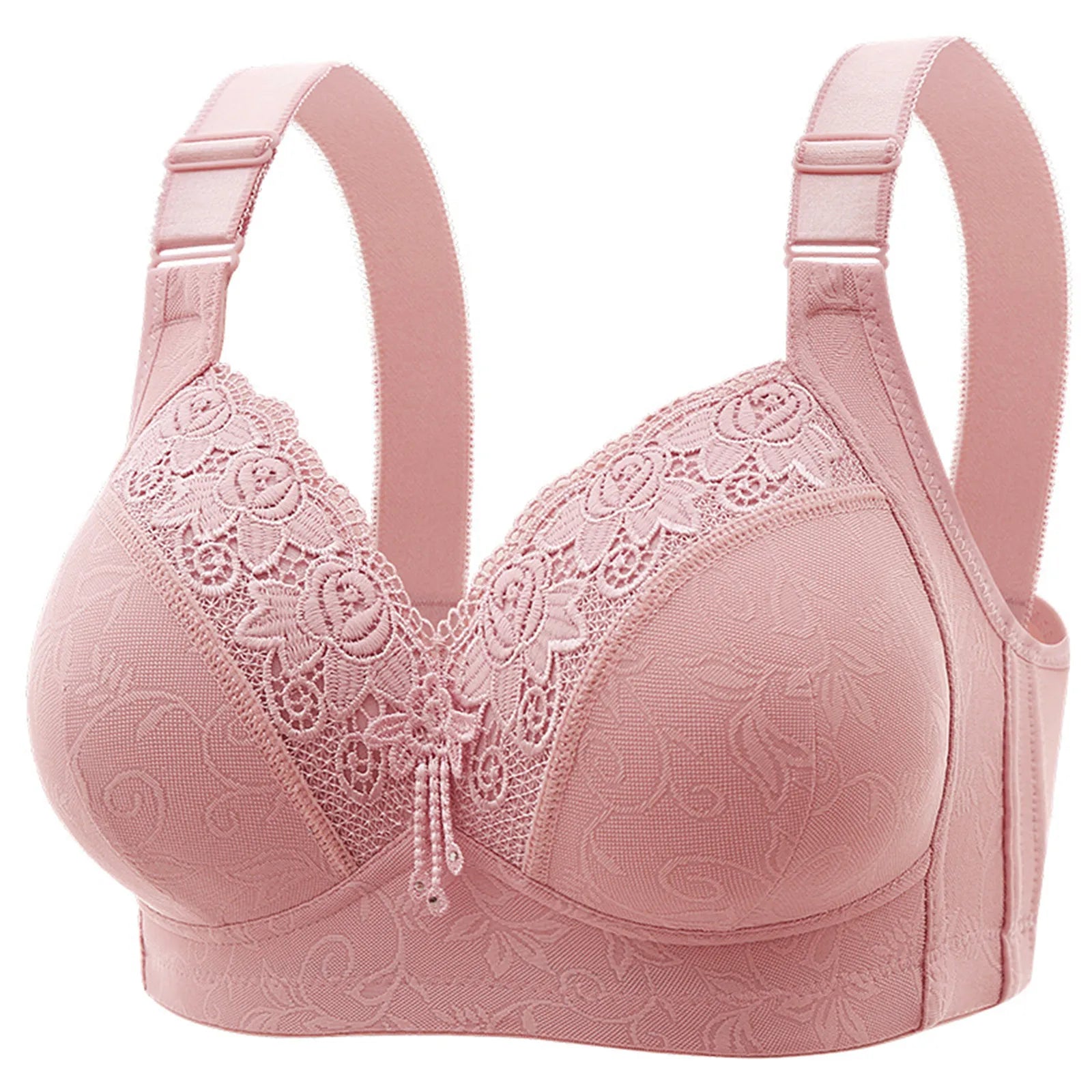 Sexy Lace Seamless Large Size Women's Sports Bra