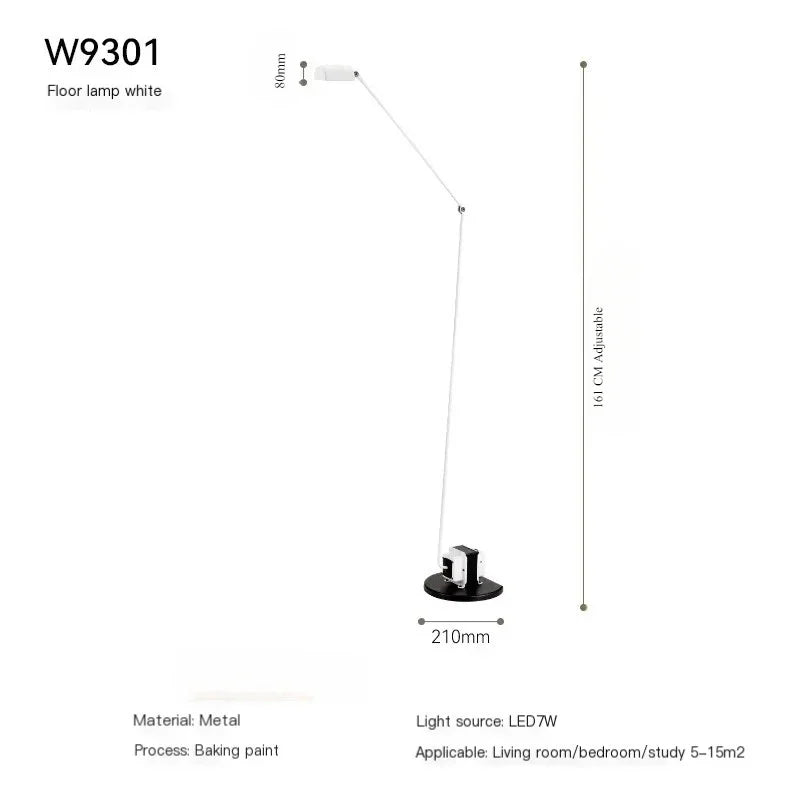 JIANKEXING LED Tall Reading Floor Lamp