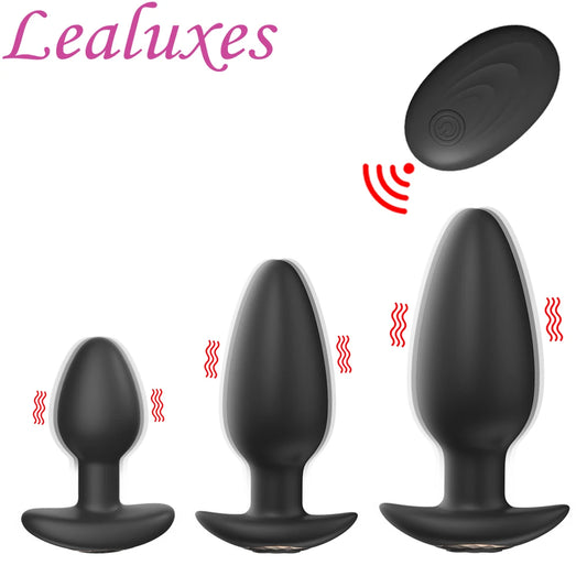 Wireless Remote Control Vibrating Anal Butt Plug Prostate Massager Sex Toys