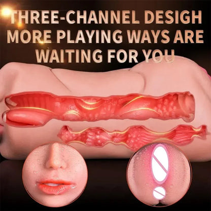 3-in-1 Male Masturbator Cup