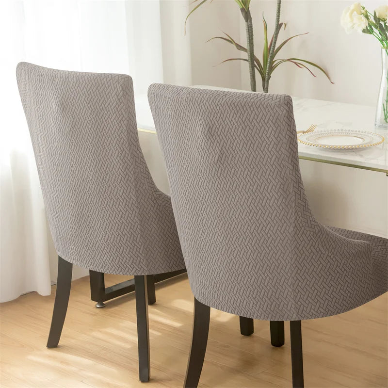 Yupartex Stretch Chair Cover - Jacquard Spandex Slipcover