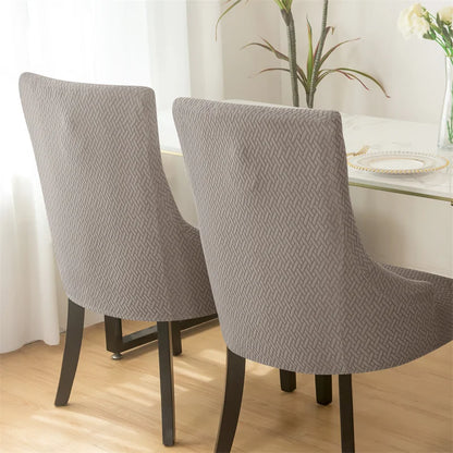 Yupartex Stretch Chair Cover - Jacquard Spandex Slipcover