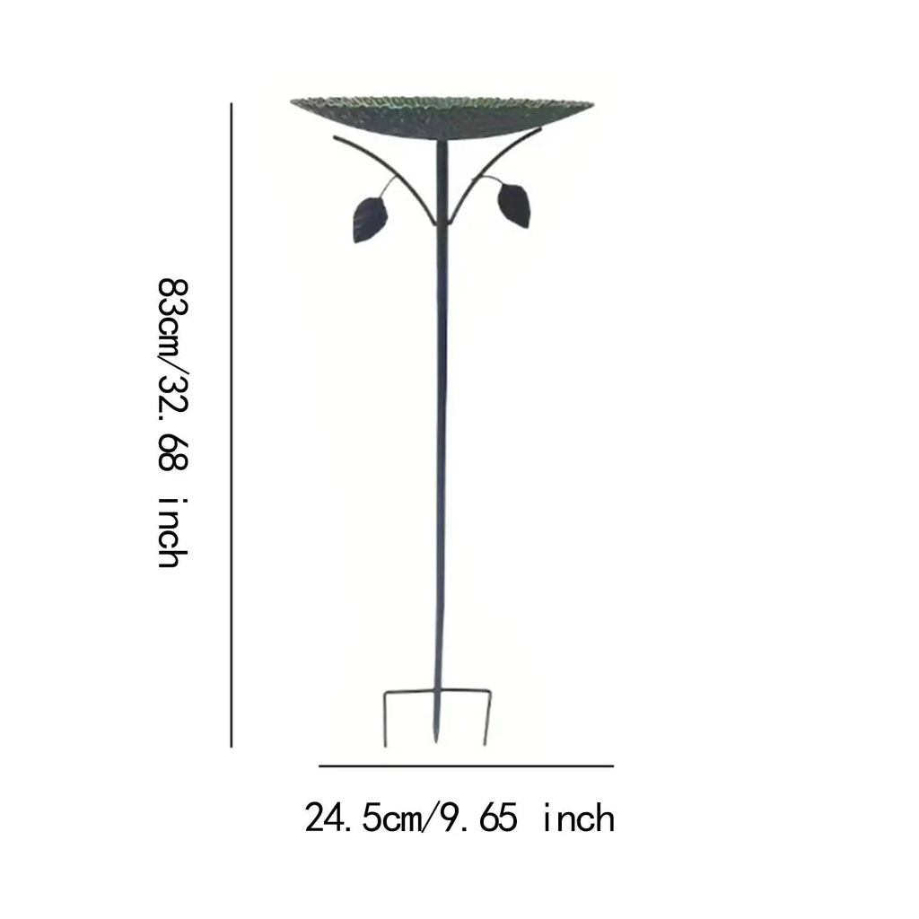 Metal Bird Bath - Vintage 5-Prong Base Iron Pedestal The Max Mall