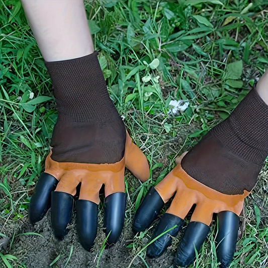 Rubber Claw Gardening Gloves