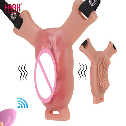 Realistic Vagina Dildos Underwear Pad Anal Clit Massage
