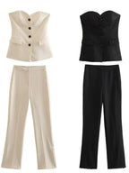 LWAIXS High Street Two-Piece Set - Strapless Top LWAIXS