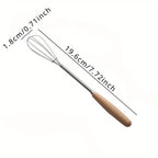 Whisk with Solid Wood Handle The Max Mall