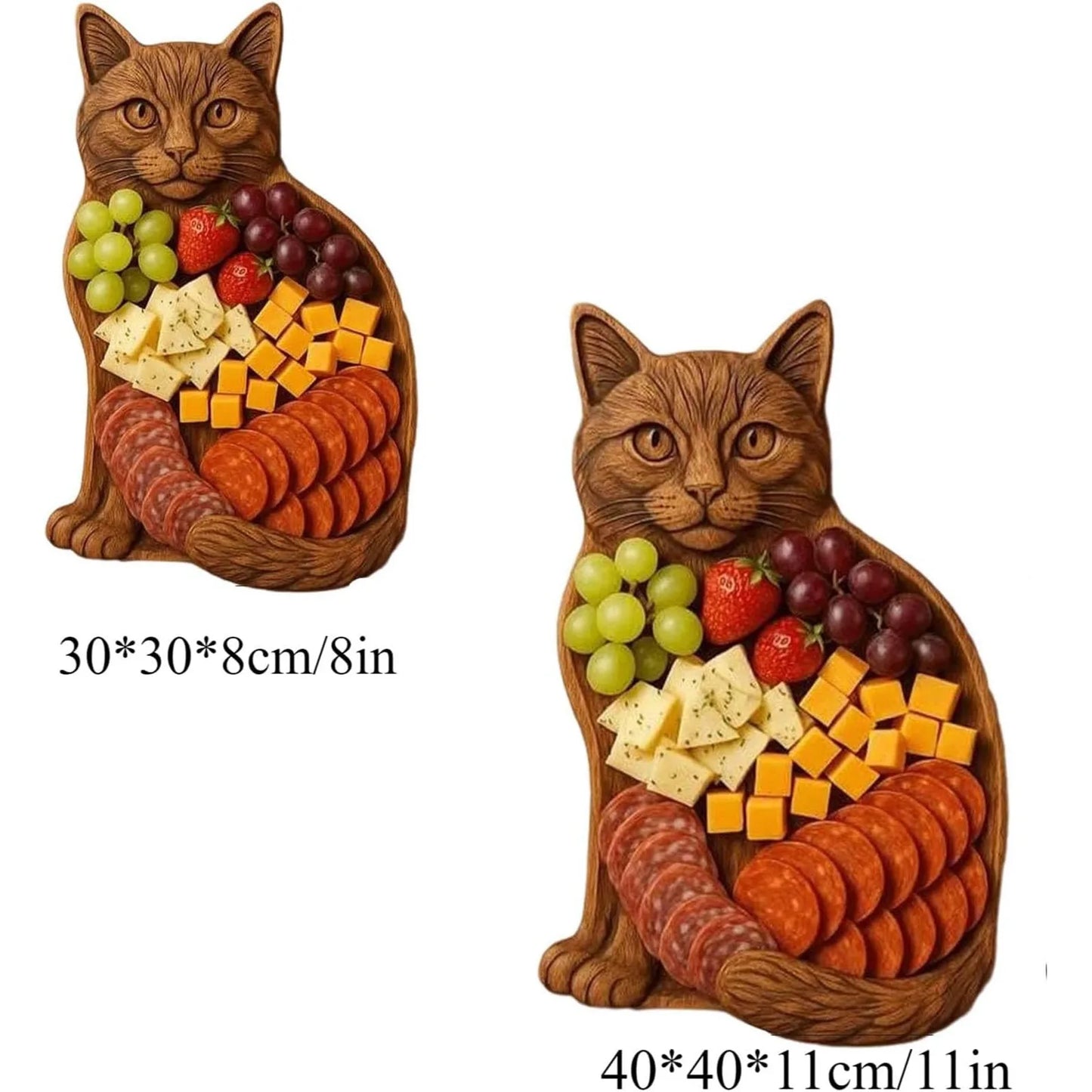 Animal Design Wood Serving Tray