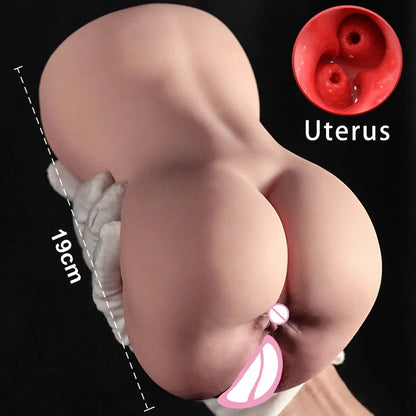 2-in-1 Male Masturbator Cup