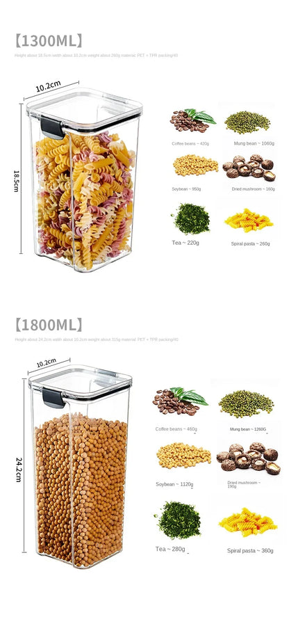 Plastic Food Storage Containers with Lid
