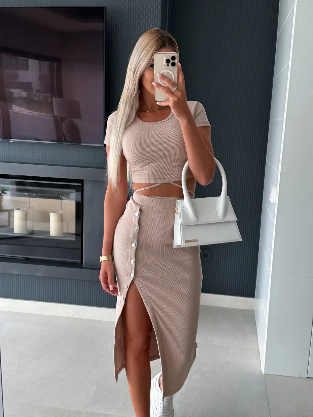 ELLGSSG Sexy Club Dress - Sheath Mid-Calf