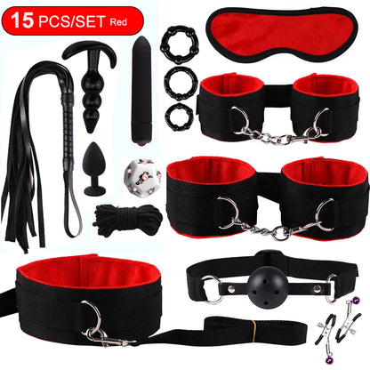 Exotic Bed Bondage Set BDSM Kits Exotic Sex Toys For Adults Games