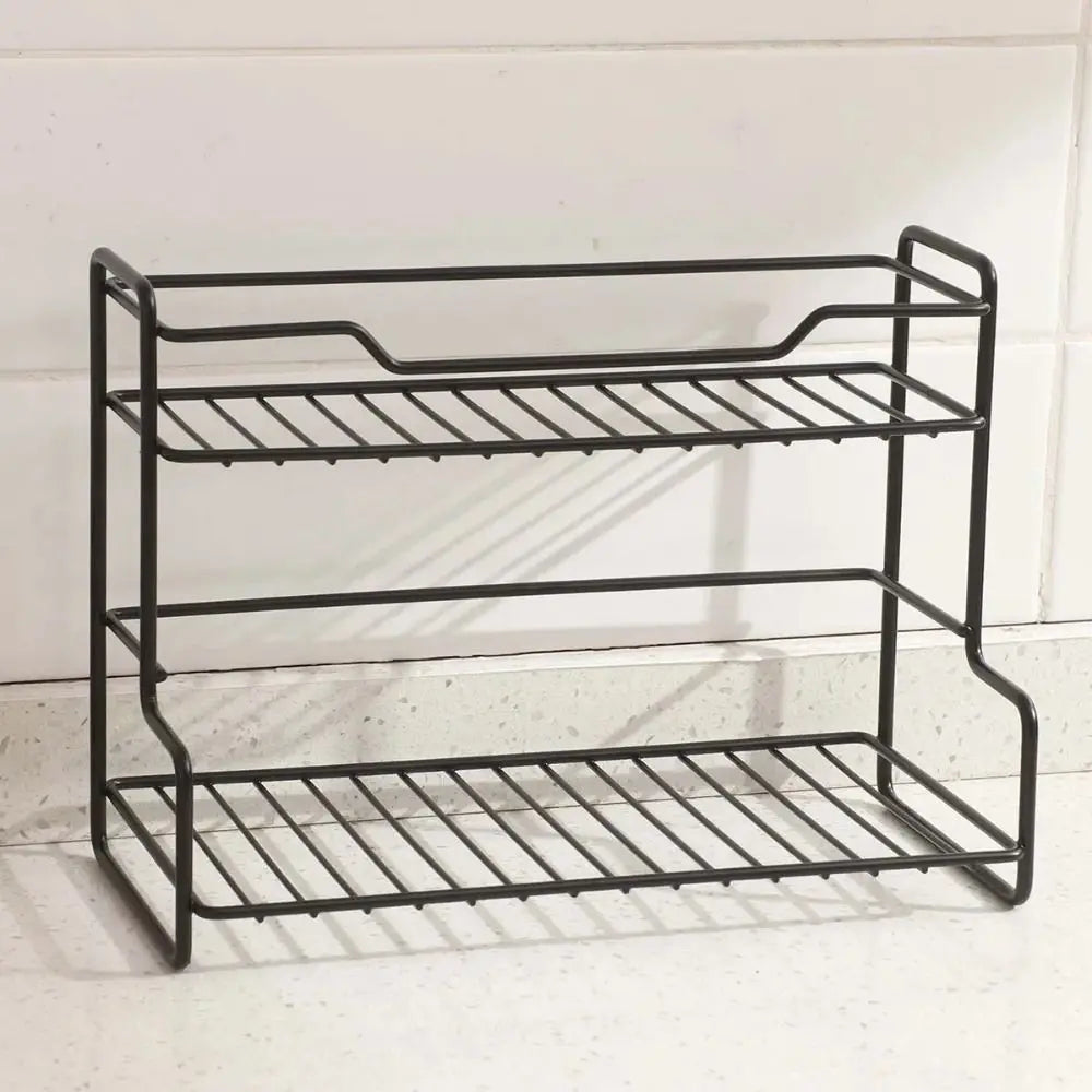 Modern Kitchen Organizer Shelf Waterproof Double-layer Kitchen Storage Stand The Max Mall