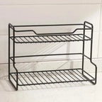 Modern Kitchen Organizer Shelf Waterproof Double-layer Kitchen Storage Stand The Max Mall