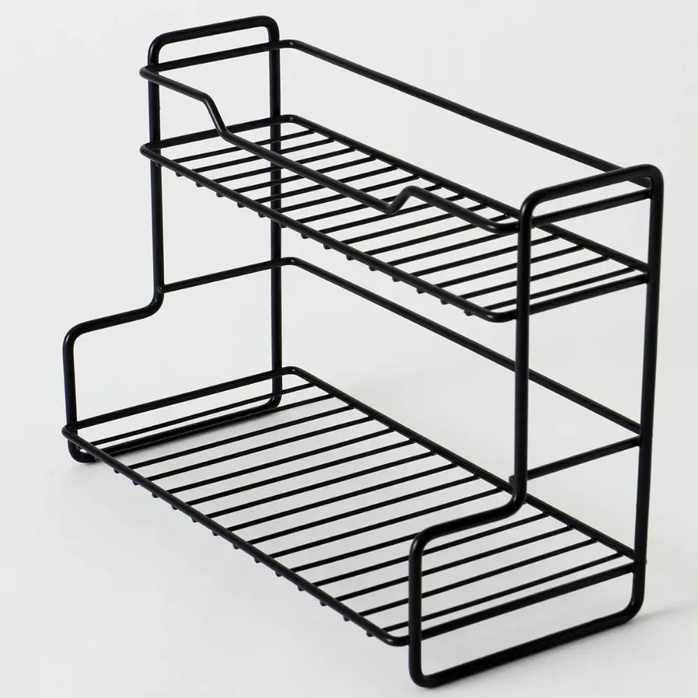 Modern Kitchen Organizer Shelf Waterproof Double-layer Kitchen Storage Stand