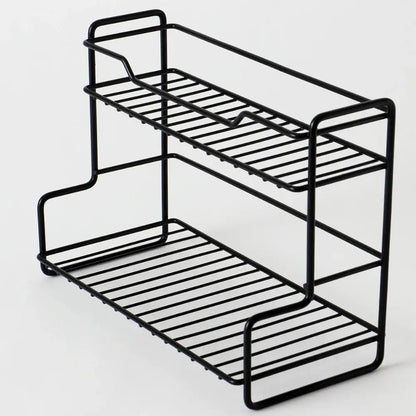 Modern Kitchen Organizer Shelf Waterproof Double-layer Kitchen Storage Stand