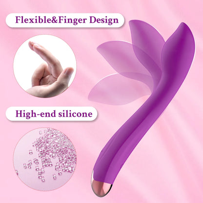 Finger Dildo Vibrator for Women 10 Powerful Vibration