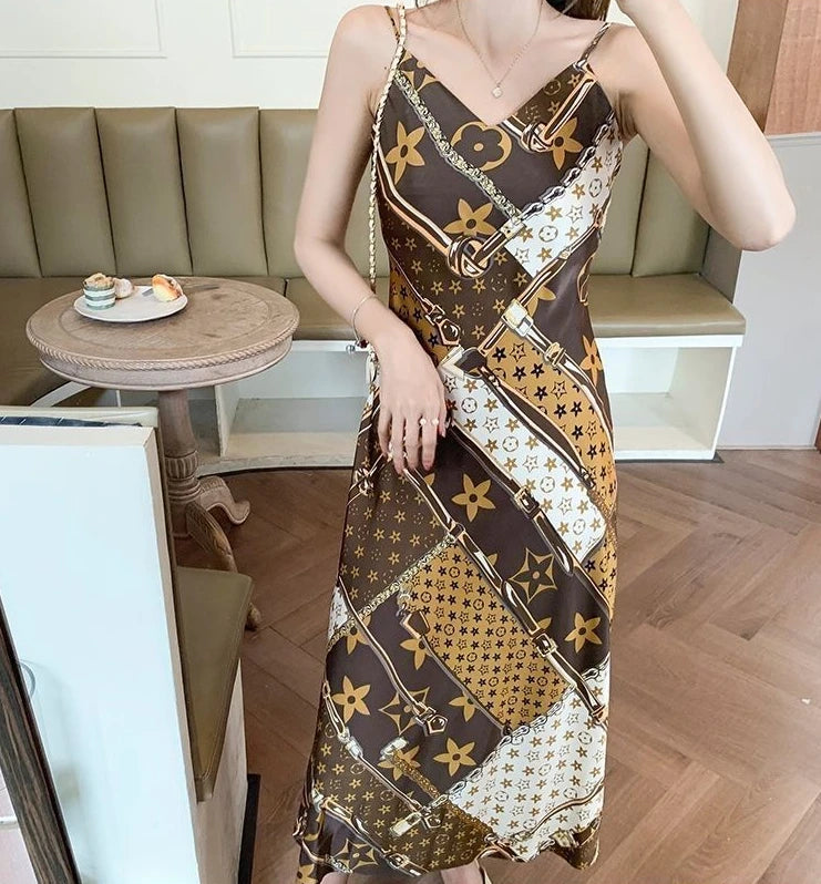 RankSweet Office Dress - V-Neck Sleeveless