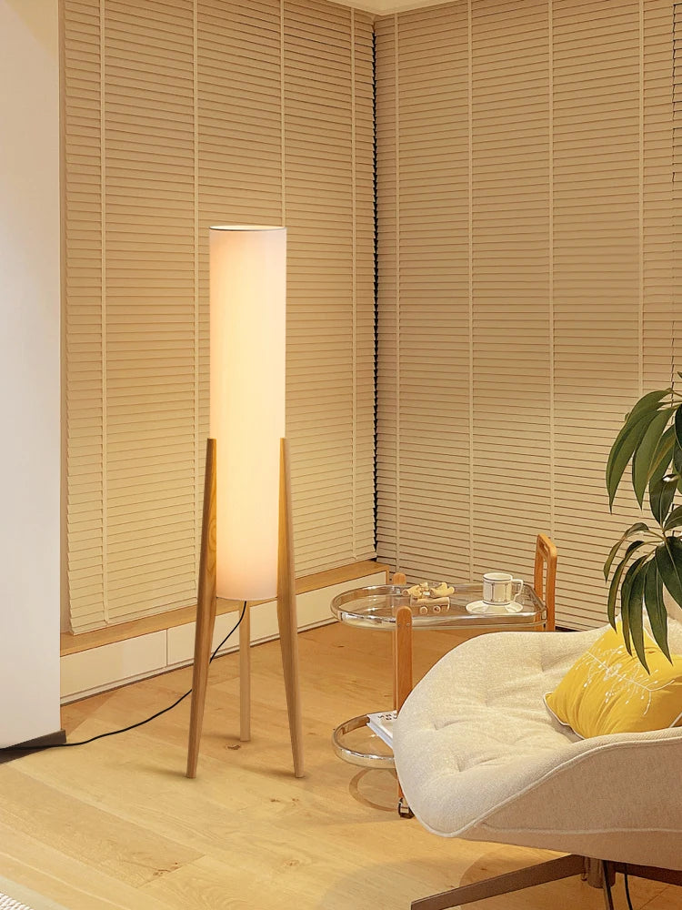 LASHA Modern Wooden Floor Lamp LASHA
